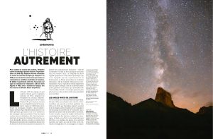 Page d'ouverture de l'article "Expérimenter ou l'histoire autrement"
