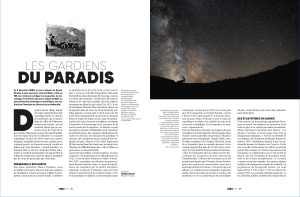 Page d'entrée d'article "Les gardiens du paradis"