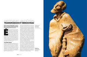 Page d'ouverture de l'article "L'artisanat valdôtain, entre tradition et renouveau"