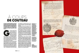 À coups de couteau