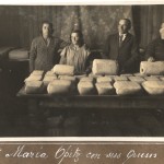 Producteurs de fromage à Punta Arenas au début du XXe siècle. Photo : Museo del Recuerdo, Punta Arenas.